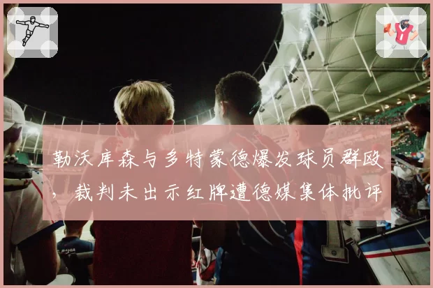 勒沃库森与多特蒙德爆发球员群殴，裁判未出示红牌遭德媒集体批评